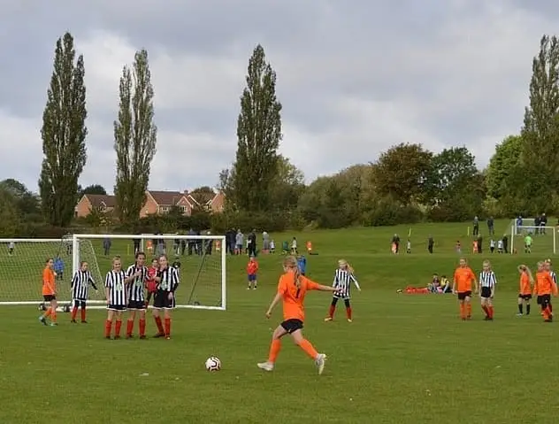 Rugby Borough Girls U12s v Coalville Town Girls U12s Match Photo