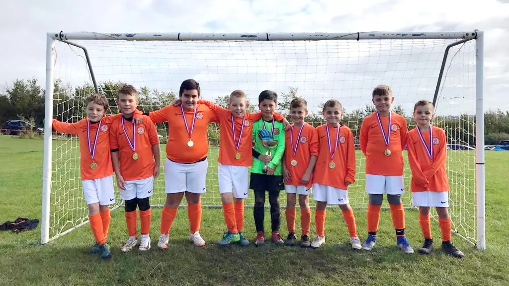 Rugby Borough U9s Eagles - Team photo