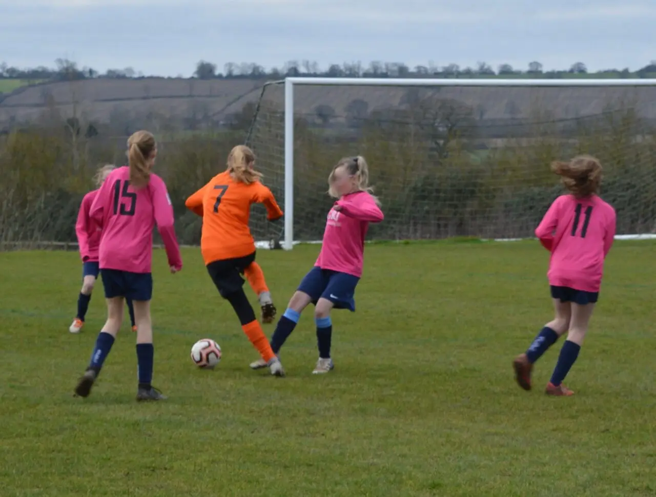 Rugby Borough Girls U12s v Asfordby Amateurs U12s - Match Photos