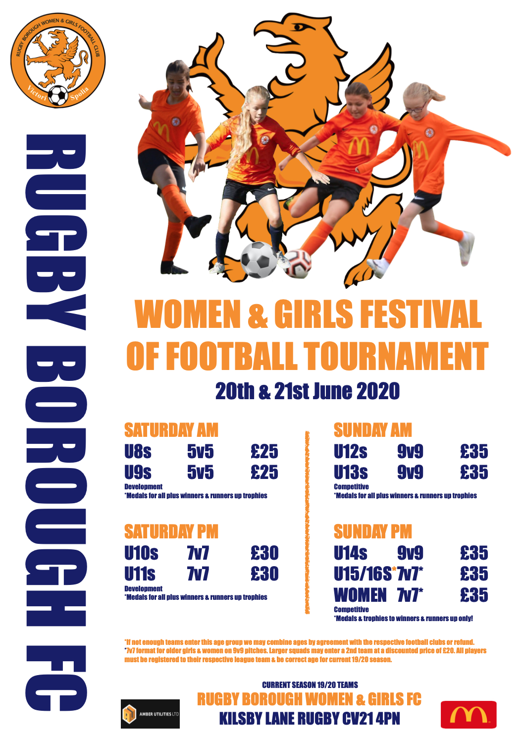 Rugby Borough Women & Girls - Festival of football promo