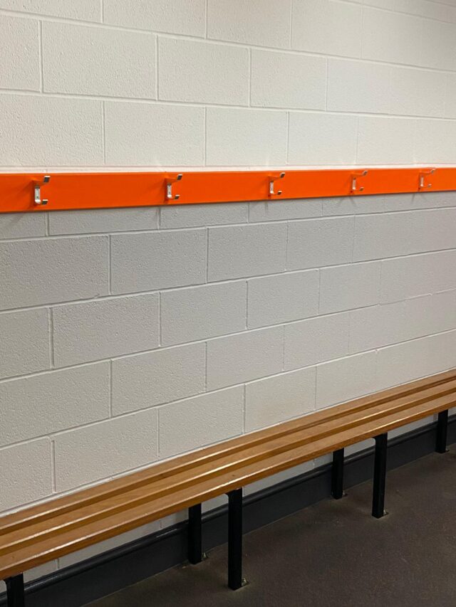 Rugby Borough FC - Changing room benches