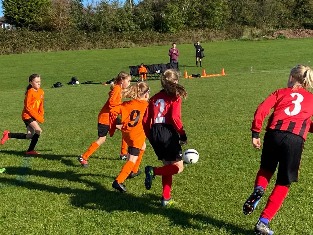 Under 9 Girls v Dunton & Broughton - Match photo