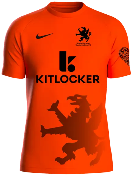Rugby Borough Women & Girls FC home shirt