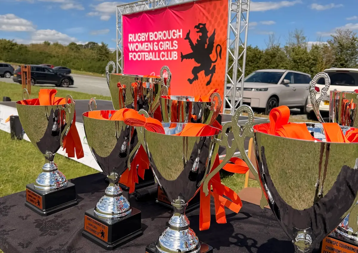 RBWGFC Tournament 2026 - stage and trophies